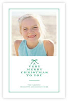Letterpress Holiday Photo Mount Cards by Dabney Lee (A Very Merry Christmas)