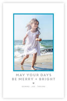 Letterpress Holiday Photo Mount Cards by Dabney Lee (Days Be Merry)