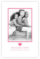 Letterpress Holiday Photo Mount Cards by Dabney Lee (Holiday Love)
