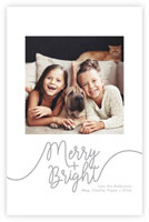 Letterpress Holiday Photo Mount Cards by Dabney Lee (Whimiscal Merry)