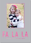 Holiday Photo Mount Cards by Dabney Lee - Fa La La Foil