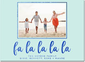 Holiday Photo Mount Cards by Dabney Lee - Fa La La La Foil