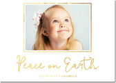 Holiday Photo Mount Cards by Dabney Lee - Peace On Earth Foil