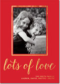 Holiday Photo Mount Cards by Dabney Lee - Lots of Love Foil