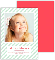 Digital Holiday Photo Cards by Dabney Lees - Merry Always