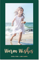 Holiday Photo Mount Cards by Dabney Lee - Warm Wishes Foil