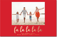 Holiday Photo Mount Cards by Dabney Lee - Fa La La La Foil
