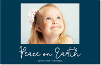 Holiday Photo Mount Cards by Dabney Lee - Peace On Earth Foil