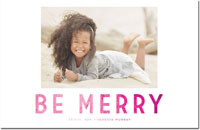 Holiday Photo Mount Cards by Dabney Lee - Be Merry Foil