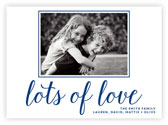 Letterpress Holiday Photo Mount Cards by Dabney Lee (Lots of Love)