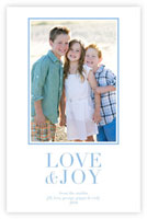 Letterpress Holiday Photo Mount Cards by Dabney Lee (Love & Joy)