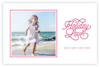 Letterpress Holiday Photo Mount Cards by Dabney Lee (Holiday Love)