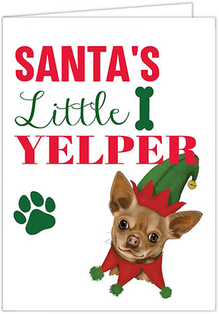 Non-Personalized Holiday Dog Greeting Cards by Donovan Designs (Chihuahua)