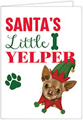 Non-Personalized Holiday Dog Greeting Cards by Donovan Designs (Chihuahua)