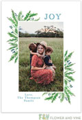 Flower & Vine - Digital Holiday Photo Cards (Juniper Berry Frame)