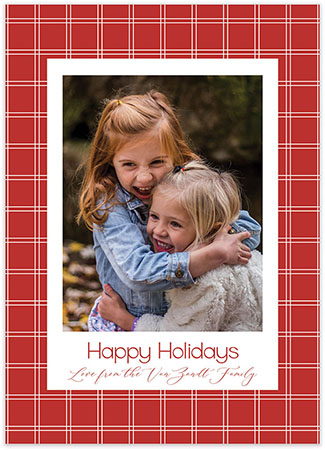 Digital Holiday Photo Cards by Flower & Vine (Windowpane) Digital Holiday Photo Cards by Flower & Vine (Windowpane)