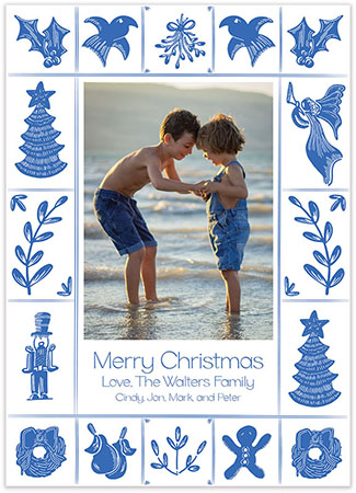 Digital Holiday Photo Cards by Flower & Vine (Holiday Treasures)