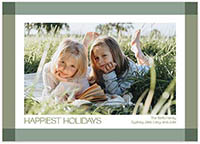 Digital Holiday Photo Cards by Flower & Vine (Overlapped Border - Horizontal)