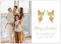 Digital Holiday Photo Cards by Flower & Vine (Trumpet Angels)