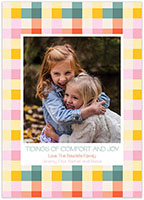 Digital Holiday Photo Cards by Flower & Vine (Retro Check)