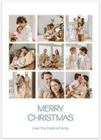 Digital Holiday Photo Cards by Flower & Vine (Simple Collage)