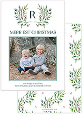 Digital Holiday Photo Cards by Flower & Vine (Holiday Initial)