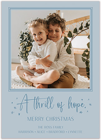 Digital Holiday Photo Cards by Flower & Vine (A Thrill of Hope)