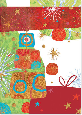 Charitable Holiday Greeting Cards by Good Cause Greetings - Sparkling Holiday