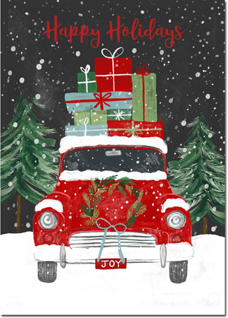 Boxed Charitable Holiday Greeting Cards by Good Cause Greetings - Christmas Car