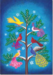 Boxed Charitable Holiday Greeting Cards by Good Cause Greetings - Royal Peacocks
