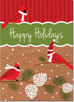 Boxed Charitable Holiday Greeting Cards by Good Cause Greetings - Cardinal Capers