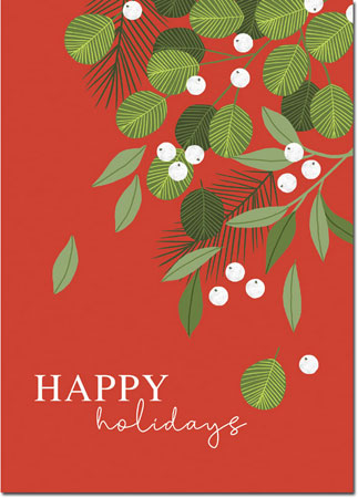 Boxed Charitable Holiday Greeting Cards by Good Cause Greetings - Happy Holidays
