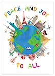 Boxed Charitable Holiday Greeting Cards by Good Cause Greetings - Peace and Joy