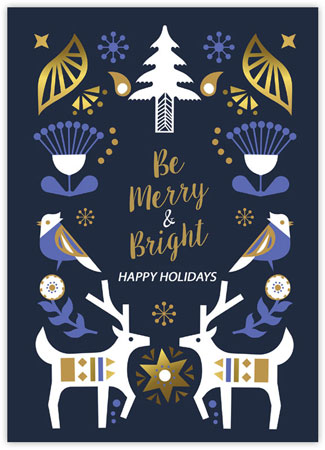 Charitable Holiday Greeting Cards by Good Cause Greetings - Merry & Bright