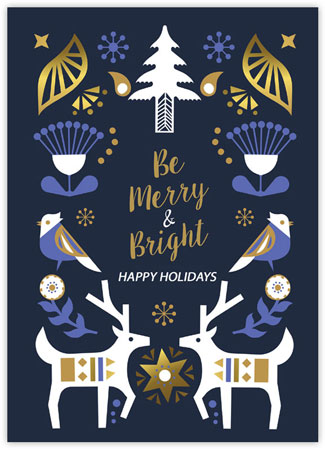 Charitable Holiday Greeting Cards by Good Cause Greetings - Merry & Bright Charitable Holiday Greeting Cards by Good Cause Greetings - Merry & Bright