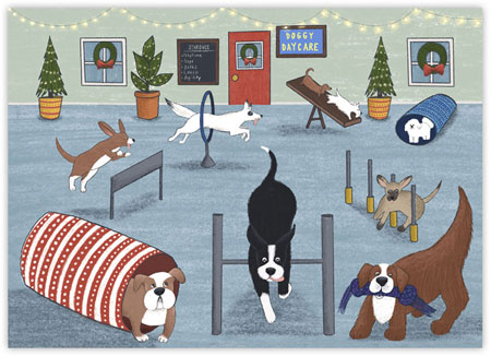 Charitable Holiday Greeting Cards by Good Cause Greetings - Play Time