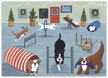Charitable Holiday Greeting Cards by Good Cause Greetings - Play Time Charitable Holiday Greeting Cards by Good Cause Greetings - Play Time