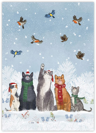 Boxed Charitable Holiday Greeting Cards by Good Cause Greetings - Temptation
