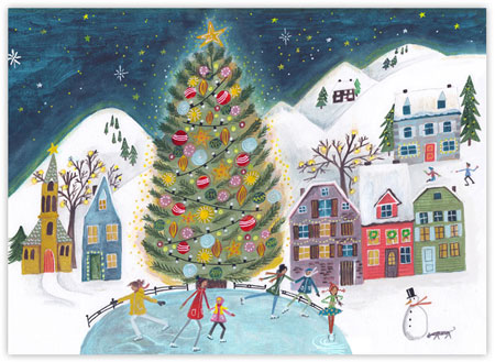 Boxed Charitable Holiday Greeting Cards by Good Cause Greetings - Town Center Fun