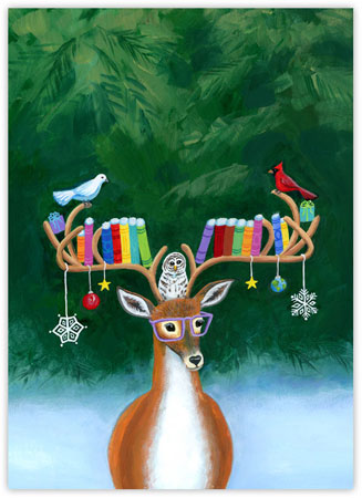Boxed Charitable Holiday Greeting Cards by Good Cause Greetings - Book Rack