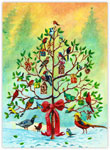 Boxed Charitable Holiday Greeting Cards by Good Cause Greetings - Feathered Friends