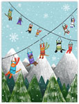 Boxed Charitable Holiday Greeting Cards by Good Cause Greetings - Zipping Cats