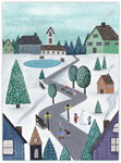 Boxed Charitable Holiday Greeting Cards by Good Cause Greetings - Peaceful Village