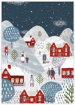 Charitable Holiday Greeting Cards by Good Cause Greetings - Folk Town