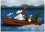 Charitable Holiday Greeting Cards by Good Cause Greetings - Chris Craft Christmas