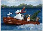 Boxed Charitable Holiday Greeting Cards by Good Cause Greetings - Chris Craft Christmas