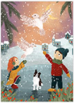 Charitable Holiday Greeting Cards by Good Cause Greetings - Two Turtle Doves