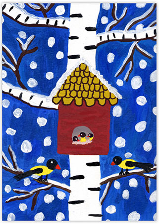 Boxed Holiday Greeting Cards by Good Cause Greetings - Tweet Tweet Boxed Holiday Greeting Cards by Good Cause Greetings - Tweet Tweet