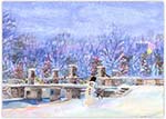 Charitable Holiday Greeting Cards by Good Cause Greetings - Holiday in the City