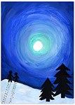 Charitable Holiday Greeting Cards by Good Cause Greetings - Night Sky